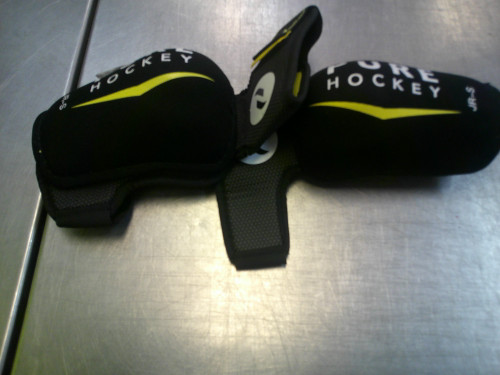 Vist Large View of Product Image Which is Used Pure Hockey 1 Junior Elbow Pads SM