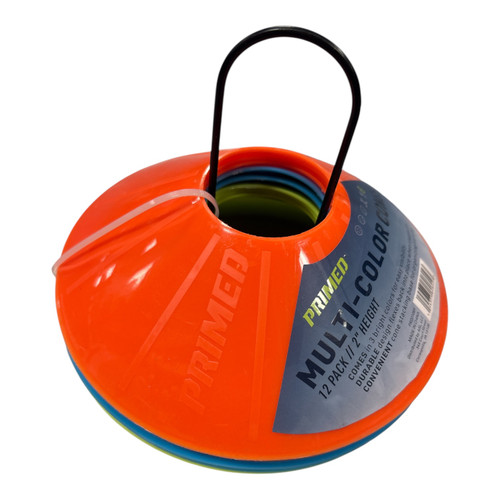 Vist Large View of Product Image Which is Used Primed MULTI-COLOR CONES Soccer Training Aids