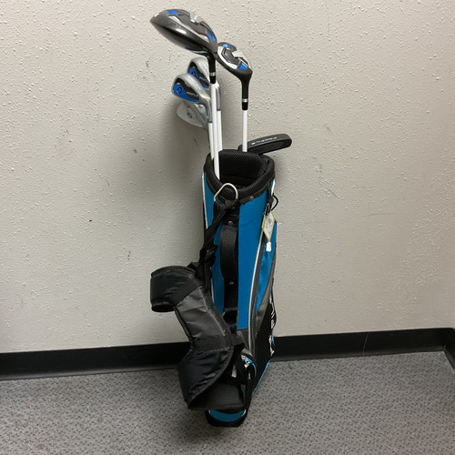 Vist Large View of Product Image Which is Used Wilson PROFILE JGI Jr Package Set RH Royal Blue 7 Piece