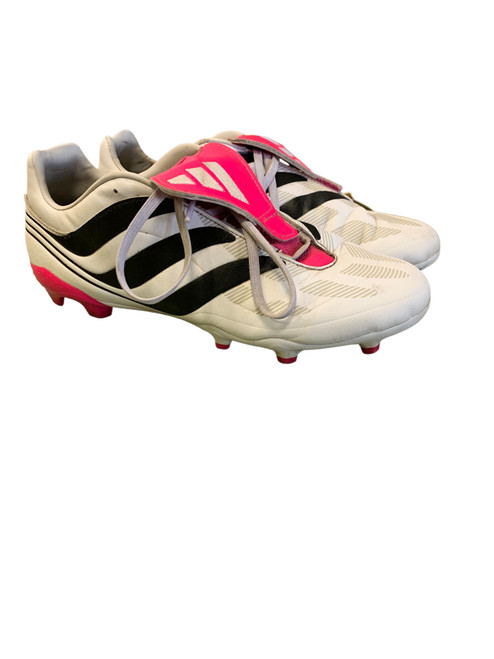 Vist Large View of Product Image Which is Used Adidas Soccer Cleats Pink Senior 8