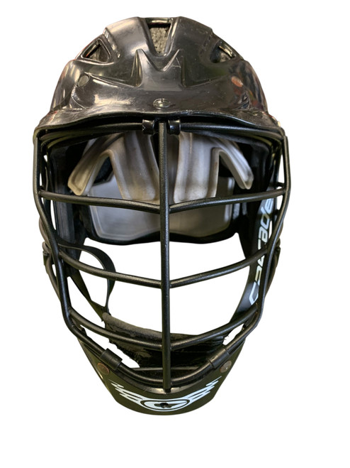 Vist Large View of Product Image Which is Used Cascade CPV Lacrosse Helmet Black One Size