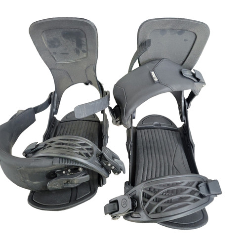 Vist Large View of Product Image Which is Used Ride REVOLT SNOWBOARD BINDINGS Mens Binding Only Black XL