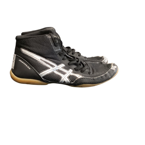 Vist Large View of Product Image Which is Used Asics Wrestling Shoes Black Senior 7.5