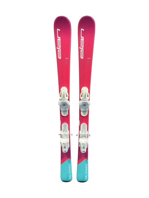 Vist Large View of Product Image Which is Used Elan LIL MAGIC Girls DH Ski/Binding None 120 cm