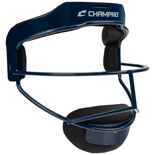 Vist Large View of Product Image Which is New Sentry Softball Fielders Facemask Sr Nvy