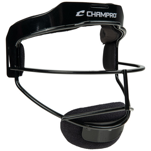 Vist Large View of Product Image Which is New Sentry Softball Fielders Facemask Yth Blk