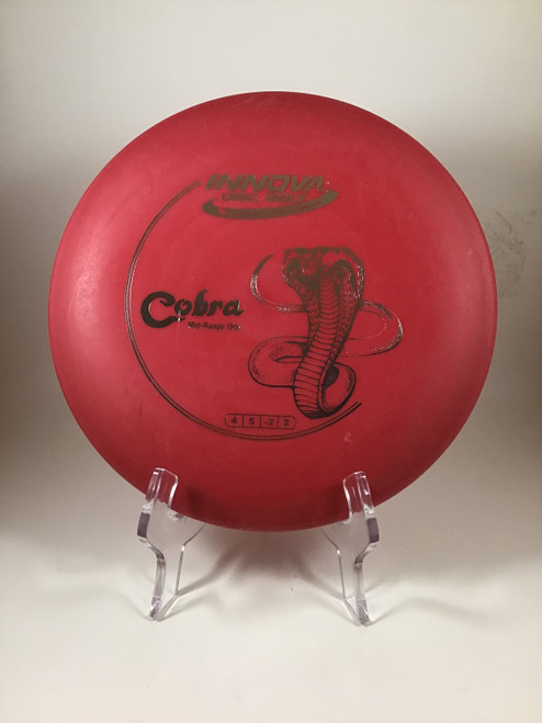 Vist Large View of Product Image Which is Used Innova DX COBRA Disc Golf Mid Range Red 174g