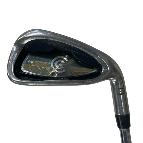 Vist Large View of Product Image Which is Used Cleveland CG GOLD Mens RH 5 Iron Stiff Flex Steel