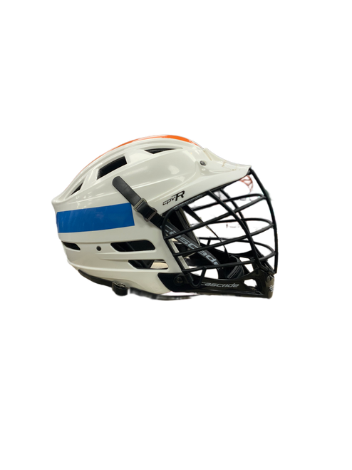 Vist Large View of Product Image Which is Used Cascade CPV-R Lacrosse Helmet White MD