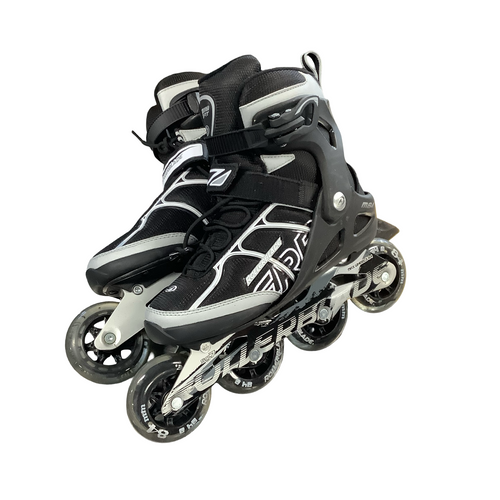 Vist Large View of Product Image Which is Used FORM FIT MAX WHEELS Racing Inline Skates Black Senior 7