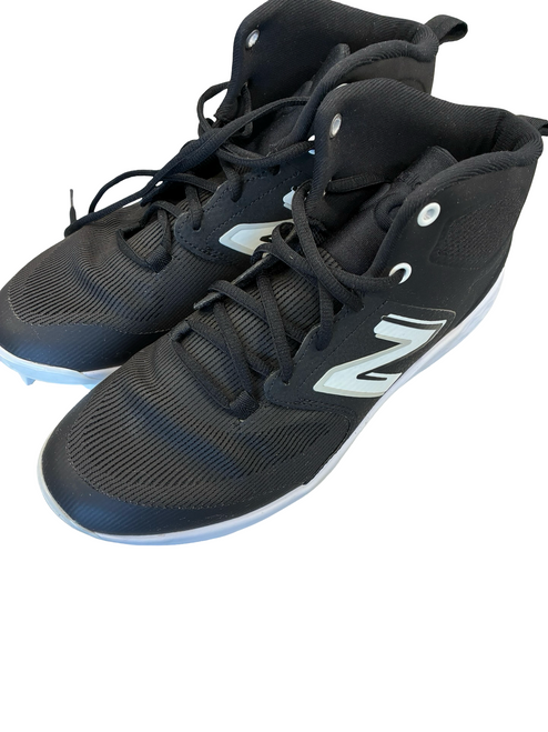 Vist Large View of Product Image Which is Used New Balance BASEBALL CLEATS BB/SB Cleats Black Senior 9