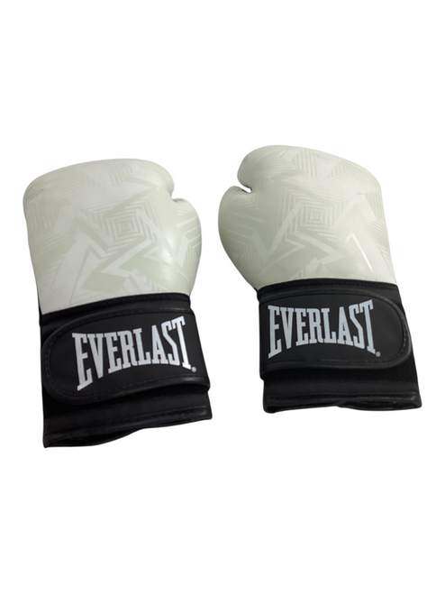 Vist Large View of Product Image Which is Used Everlast Boxing Gloves White Senior