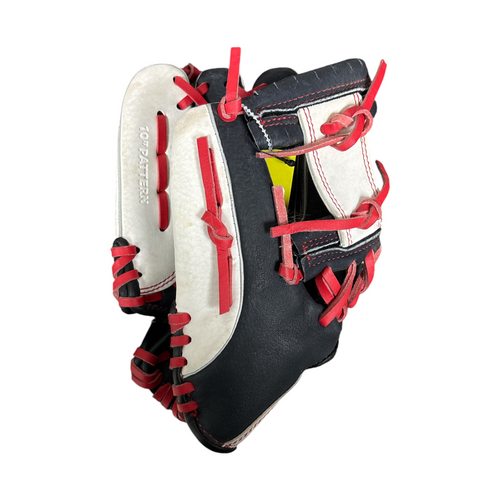 Vist Large View of Product Image Which is Used Easton PY10USA Youth Baseball Glove Left Hand Throw Navy Blue 10"