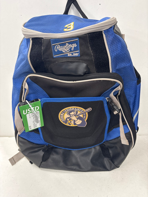 Vist Large View of Product Image Which is Used Rawlings LEGIONAIRES BB/SB Player Backpack Red