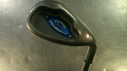 Vist Large View of Product Image Which is Used Callaway STEEL HEAD X16 Golf Wedge Mens RH Gap/Approach Wedge