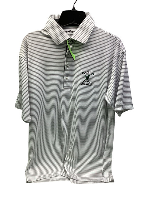 Vist Large View of Product Image Which is Used HL SPORT GOLF FOR GREENVILLE POLO S.S. Golf Shirt M White SM