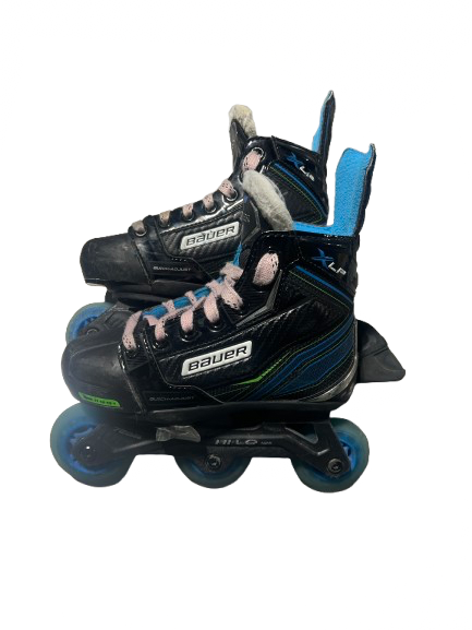 Vist Large View of Product Image Which is Used Bauer XLP Roller Hockey Skates Black Adjustable