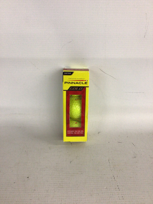 Vist Large View of Product Image Which is Used Pinnacle GOLD - YELLOW 3 Ball - Golf Ball Sleeve