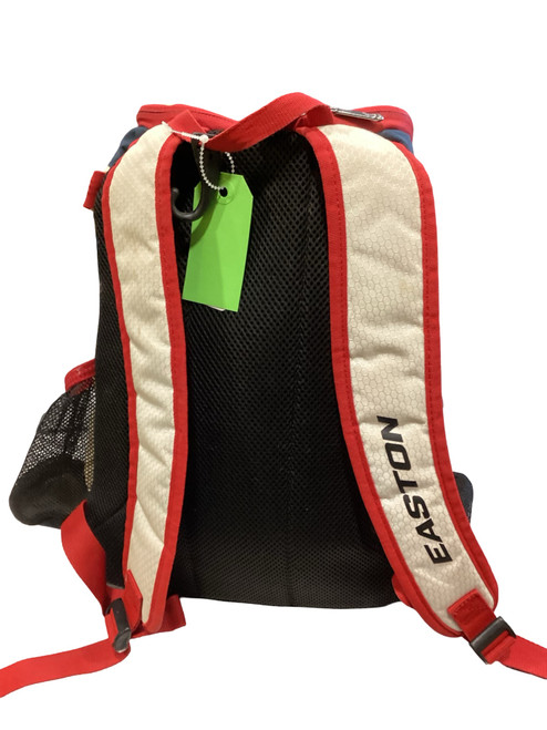 Vist Large View of Product Image Which is Used Easton RWB BASEBALL BACKPACK BB/SB Player Backpack White