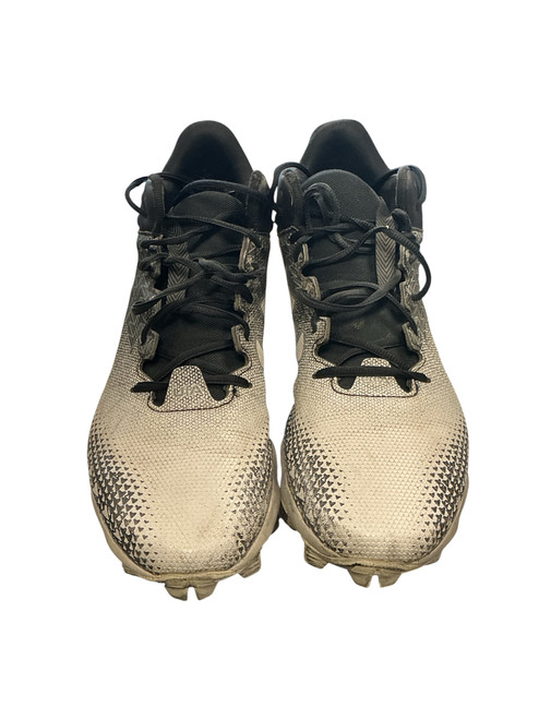 Vist Large View of Product Image Which is Used Under Armour LAX Cleats Mens Clear And Black Senior 12