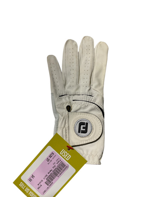 Vist Large View of Product Image Which is Used Foot Joy Mens Golf Glove White SM