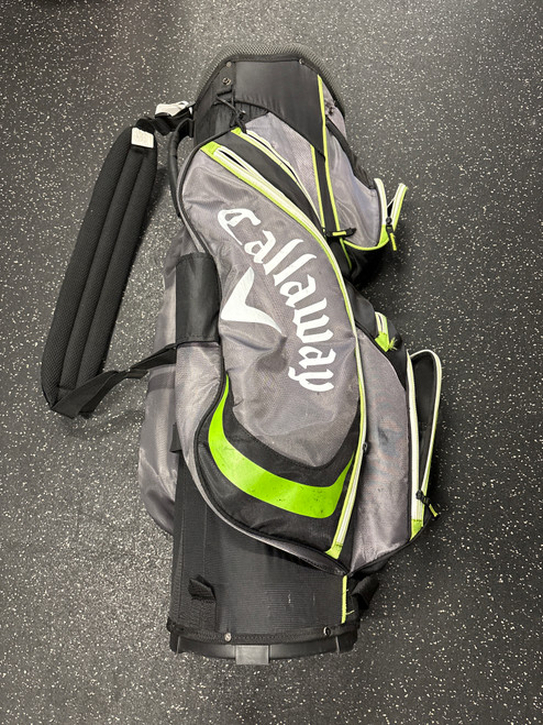 Vist Large View of Product Image Which is Used Callaway CART BAG - RIP IN POCKET Mens Cart Bag Grey