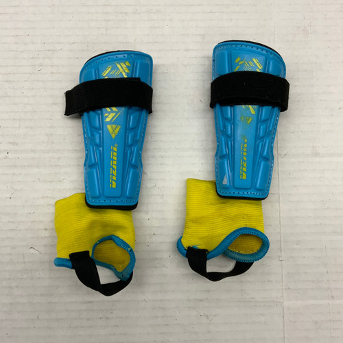 Vist Large View of Product Image Which is Used Vizari Soccer Shin Guards Youth Royal Blue XS