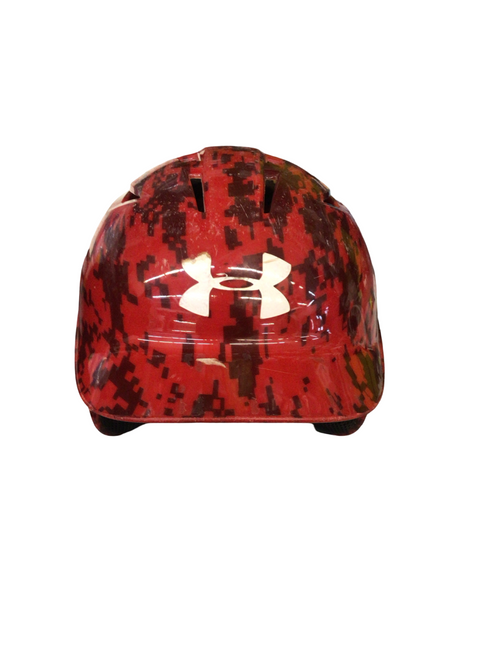 Vist Large View of Product Image Which is Used Under Armour 5-7/8 - 6.3/4 Batting Helmet No Mask Red SM