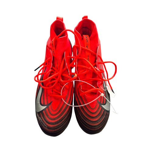 Vist Large View of Product Image Which is Used Nike AIR ZOOM MERCURIAL SUPERFLY 9 CLEATS 11 Adult FB Cleats Red Senior 11