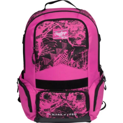 Vist Large View of Product Image Which is New Rawlings Gamer BB Backpack Pink