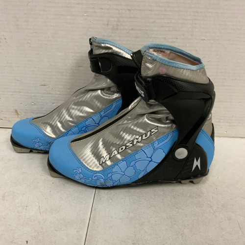 Vist Large View of Product Image Which is Used Madshus Womens NNN XC Ski Boots Royal Blue W 07-07.5 / JR 05.5-06