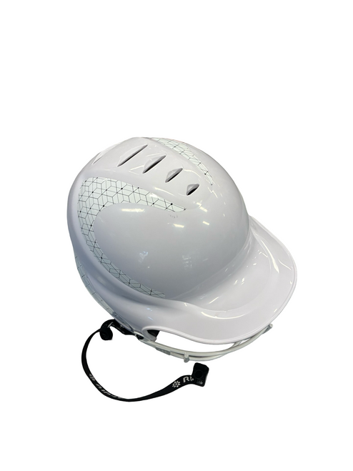 Vist Large View of Product Image Which is Used RIP-IT HELMET W/MASK Batting Helmet w/Mask White SM