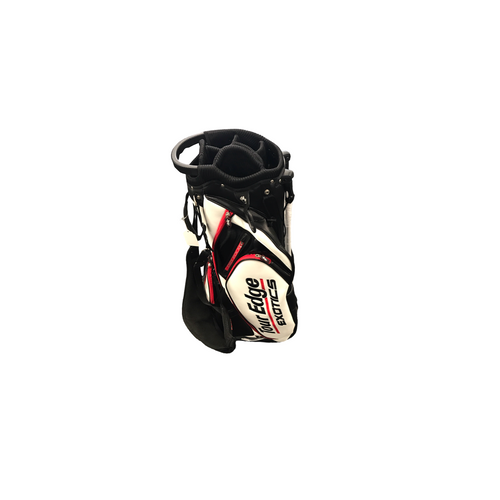 Vist Large View of Product Image Which is Used Tour Edge EXOTICS Mens Stand Bag White