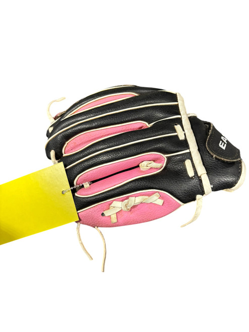 Vist Large View of Product Image Which is Used Easton EKP9500 BB/SB Glove RH Throw Black And Pink 9 1/2"