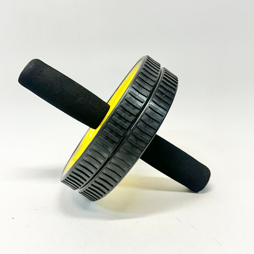 Vist Large View of Product Image Which is Used DOUBLE Exercise Ab Wheel Yellow