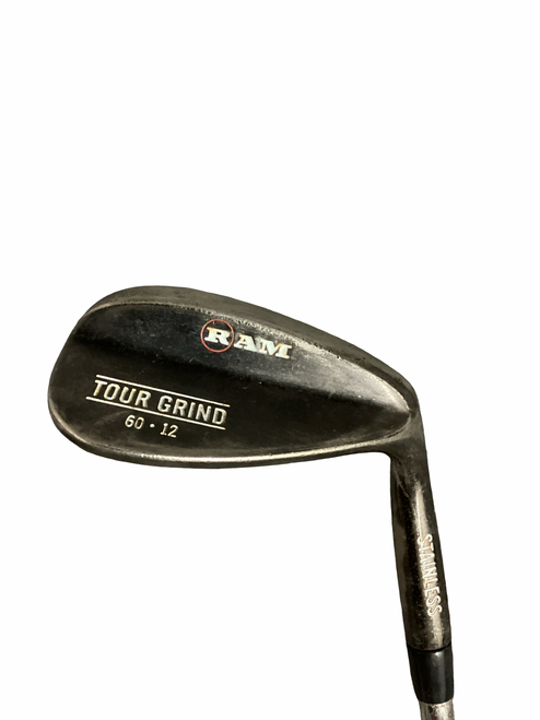 Vist Large View of Product Image Which is Used Ram TOUR GRIND Golf Wedge Mens RH 60 Degree Lob Wedge