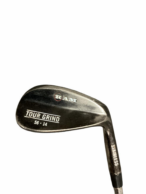 Vist Large View of Product Image Which is Used Ram TOUR GRIND Golf Wedge Mens RH 56 Degree Sand Wedge