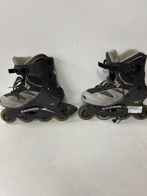 Vist Large View of Product Image Which is Used Salomon ENERGYZER WOMENS Senior Rec Fitness Skates Grey Senior 8