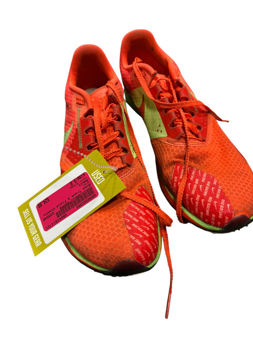 Vist Large View of Product Image Which is Used Nike Track & Field Cleats Adult Orange Senior 8