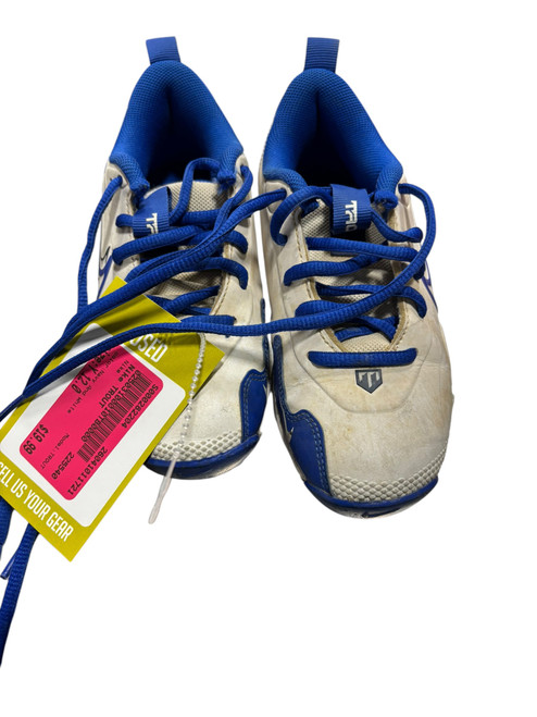 Vist Large View of Product Image Which is Used Nike TROUT BB/SB Cleats Navy And White Youth 12.0