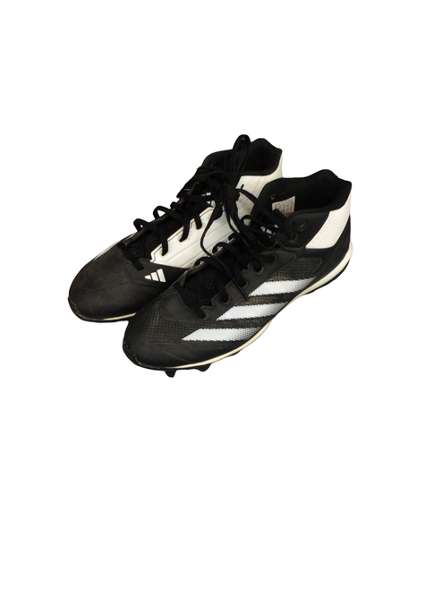 Vist Large View of Product Image Which is Used Adidas ADIZEROIMPACT BB/SB Cleats Black Senior 8