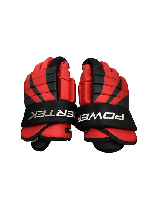Vist Large View of Product Image Which is Used Powertek V 5.0 Senior Gloves Red 13"
