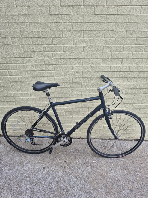 Vist Large View of Product Image Which is Used Specialized SIRRUS Road Bike Mens Navy Blue 56-58cm - LG Frame