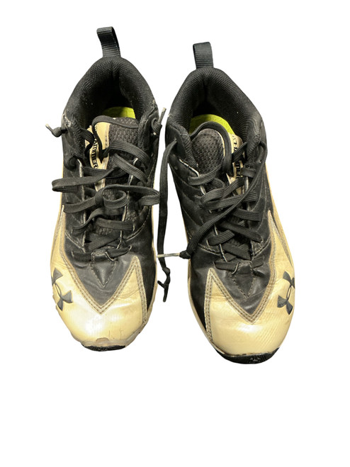 Vist Large View of Product Image Which is Used Under Armour BASEBALL CLEAT BB/SB Cleats Black Senior 5