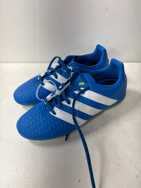 Vist Large View of Product Image Which is Used Adidas Soccer Cleats Royal Blue Junior 04