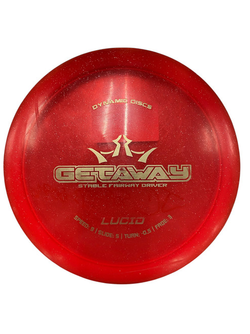 Vist Large View of Product Image Which is Used Dynamic Discs GETAWAY Disc Golf Driver Red
