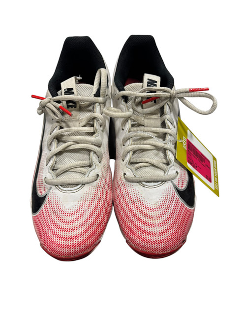 Vist Large View of Product Image Which is Used Nike Adult FB Cleats Red And White Senior 6.5