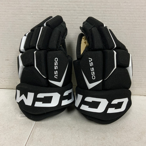 Vist Large View of Product Image Which is Used CCM AS 550 Intermediate Gloves Black 12"