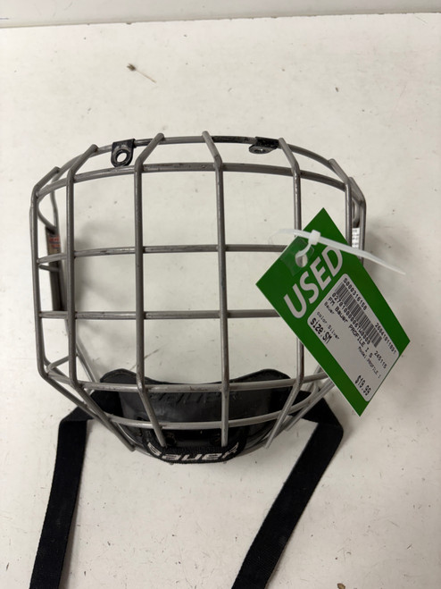 Vist Large View of Product Image Which is Used Bauer PROFILE I Hockey Wire Mask Silver SM
