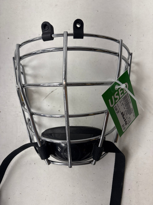 Vist Large View of Product Image Which is Used Warrior FATBOY 2.0 CAGE Lacrosse Facial Protect Silver SM (new= $90)